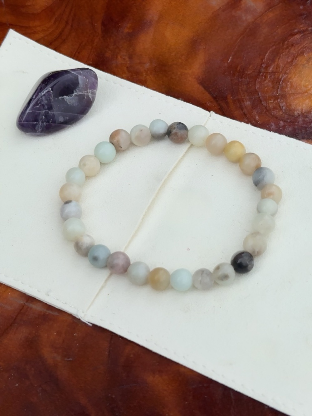Amazonite Bracelet 1 Piece 6mm | Calming & Stress Relief Crystal